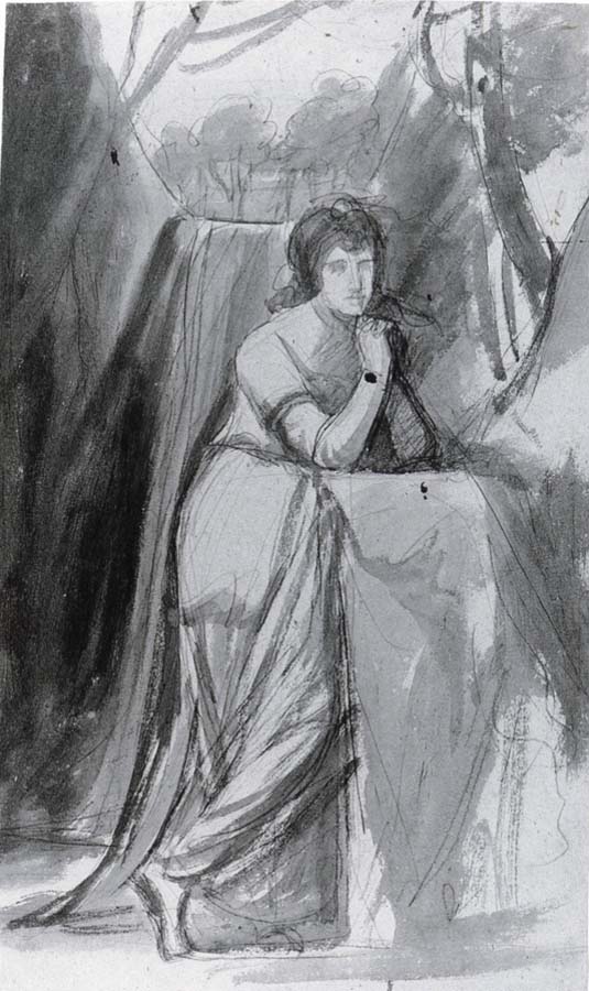 Study for Portrait of Sarah Siddons